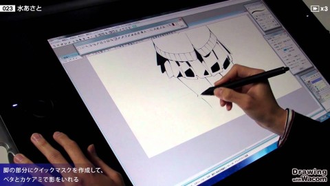 【YouTube】漫画家　水あさと　Live Painting