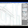 【YouTube】Step 01-02　パース定規を使う―IllustStudio 風景 テクニック