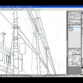 【YouTube】Step 01-05　線画を描く 3―IllustStudio 風景 テクニック